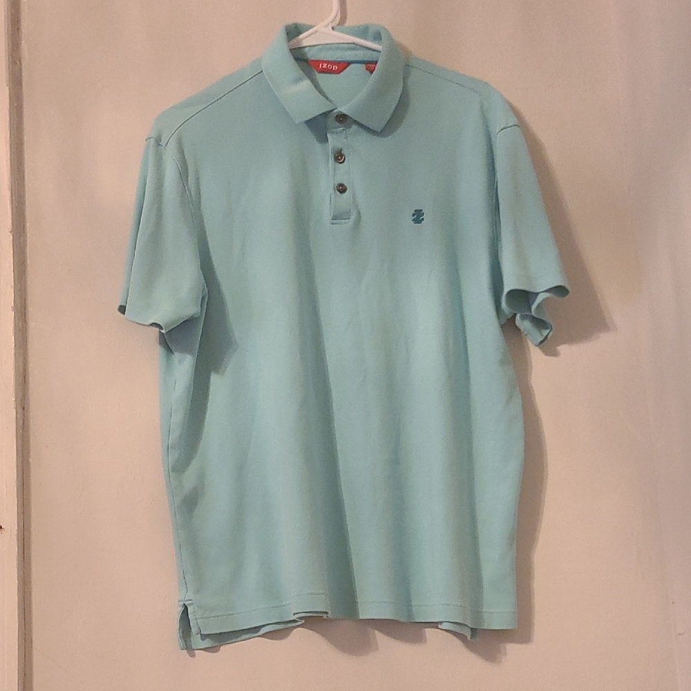 IZOD Men's Light Blue Polo Shirt
